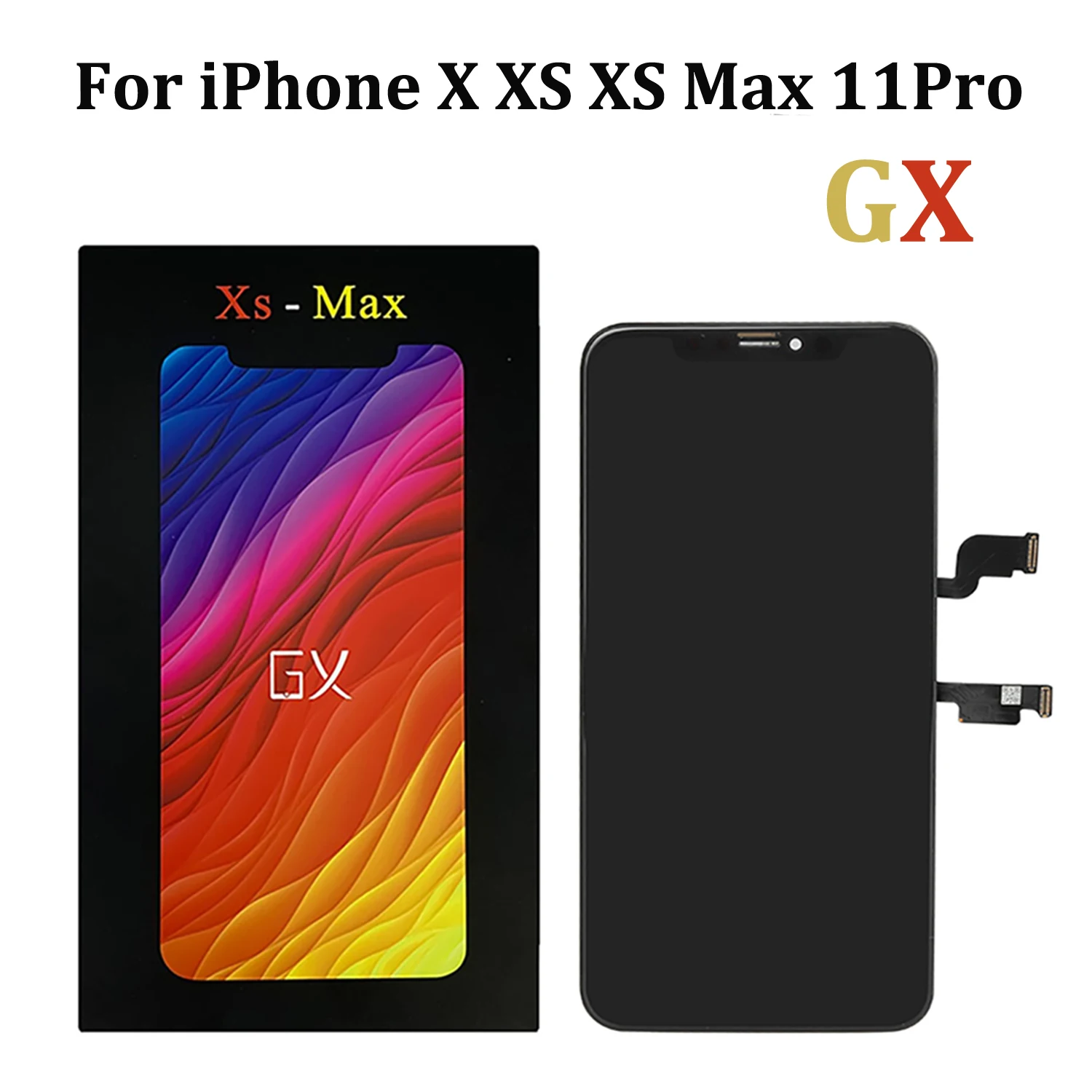 Dijete rupa punjenje  Originalni OLED ekran GX HE za iPhone 11 Pro Max XS Max X XR LCD zaslon 3D  zaslon osjetljiv na dodir дигитайзером Sklop 11pro Zamjena mekog zaslona  kupi online | Rezervni dijelovi