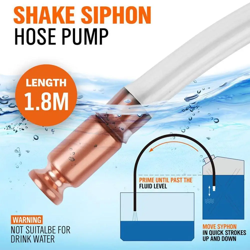 Gas Siphon Pumpe Benzin Kraftstoff Wasser Shaker Siphon Selbstansaugende  Schlauch Sicherheit Rohr Sanitär Rohr Flexible U7N5 kupi online